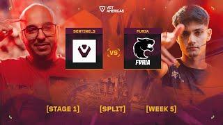 Sentinels vs FURIA - VCT Americas Stage 1 - W5D1 - Map 1