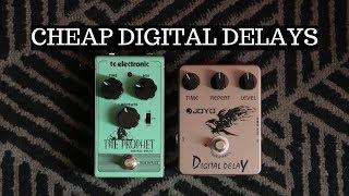 CHEAP DIGITAL DELAY PEDALS: TC Electronic Prophet vs Joyo Digital Delay