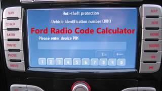 Ford Radio Code Calcualtor For Unlocking Codes For Every Ford Card Radio Model
