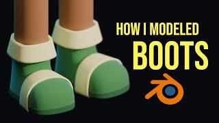 How I Modeled Boots in Blender...