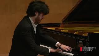 Dimitri Malignan performs at the Montreal Competition Piano 2021 finals