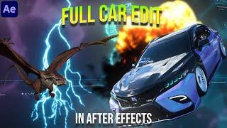 Full Car Edit in After Effects (For Beginners)