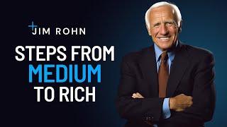 Jim Rohn - Steps To Go From Average To Fortune - Jim Rohn Inspirational Quotes