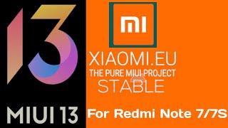 MIUI 13 EU NEW UPDATES STABLE FOR REDMI NOTE 7/7S (LAVENDER)