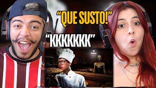 GAMES EDUU BICHO NA PIZZARIA! - At Tony's  REACT EM CASAL