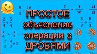 Дроби 5 класс: все операции