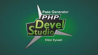 #8 Php Devel Studio 3.0-ile program duzeltmek (Pass Generator)