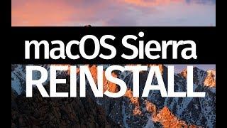 macOS Sierra: Erase and Reinstall macOS