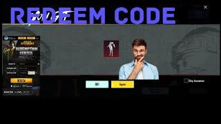 REDEEM CODE PUBG || WORKING AND WITH PROOF || TODAY 2024