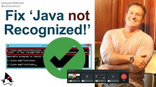 Fix 'Java Not Recognized as an Internal or External Command, Operable Program or Batch' Error