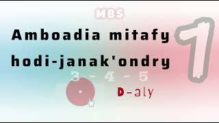 Ambodia mitafy hodi-janak'ondry 1 (Tantara mitohy MBS) Andro 3 - 4 - 5