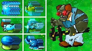 PVZ 1 Hybrid Challenge - 10 All Snow Hybrid Plants Vs 1 Disco Gargantuar + Extra  - Who Will Win?