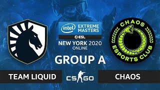 CS:GO - Team Liquid vs. Chaos [Nuke] Map 1 - IEM New York 2020 - Group A - NA