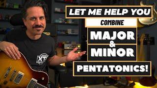 Mixing Major and Minor Pentatonic Scales Blues Lesson!