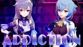 【MMD/ Genshin Impact】  [A]ddiction  【Keqing & Ganyu】