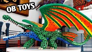 CUSTOM SARCOSUCHUS DRAGON HYBRID | HOW TO TRAIN YOUR DRAGON TOOTHLESS | & TEMU DINOSAUR TOY REVIEW