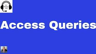 Access Queries tutorial for beginners - how to create Access Queries