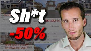 HUGE 60% Losses In Canadian Housing Market CRASH!