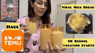 Temu Haul | Viral Milk Bread | Kumaoni Palak ka kappa | Indian family in UK 