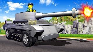 I Built a LEGO TANK to Destroy Cars! (Lego 2k Drive)
