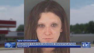 Latest information in the Heather Carter killing