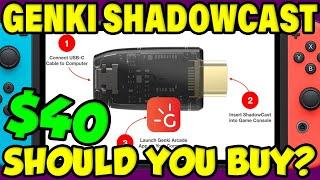 NOT SPONSORED GENKI SHADOWCAST REVIEW! Should You Buy A $40 Capture Card To Start Streaming?