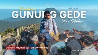 Pendakian Gunung Gede Pangrango Via Cibodas 2958 mdpl | Puncak Pasar Gunung Gede