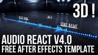 After Effects FREE 3D Template - Audio React v4.0 (Project Files/No Plugins Required)