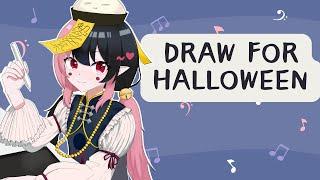 【HALLOWEEN!】draw Moe for halloween! 【Moe Bun】