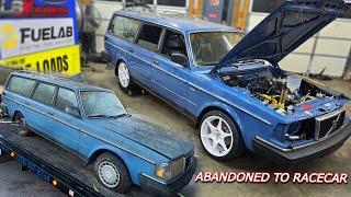 Turning an Abandoned Volvo Wagon into a Proper built Drift Car | Deadline Day!