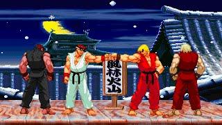 THE BEST RYU VS KEN FIGHT YOU WILL EVER SEE IN YOUR ENTIRE LIFE! THE DEFINITIVE MATCH!