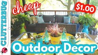 Dollar Store Outdoor Decor Ideas