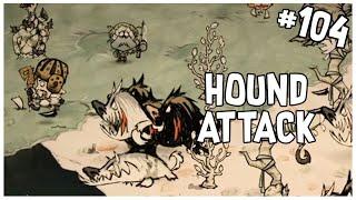 Hound Attack on Hermit Island | Don't Starve Together (She Sells Sea Shells) Gameplay (Part 104)