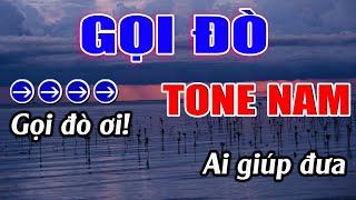 Gọi Đò Karaoke Tone Nam Karaoke Lâm Beat - Beat Mới