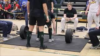 Lake Orion 2020 RB/OLB Kobe Manzo highlights from Regional Powerlifting Meet