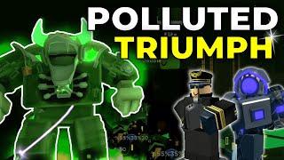 How I beat the new polluted.. | Tower Defense Simulator (ROBLOX)