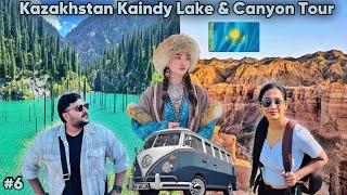 Kazakhstan Kaindy Lake & Canyon tour || Day Tour Package all details || World’s Most Beautiful lake