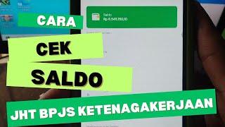 CARA CEK SALDO JHT BPJS KETENAGAKERJAAN #caraceksaldobpjsketenagakerjaan