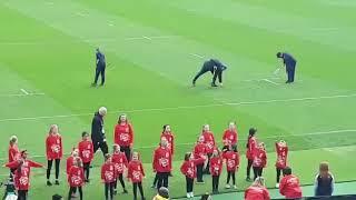 My Ania dancing in London Olympic stadium.