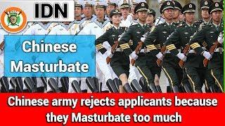 Chinese army rejects applicants because they masturbate too much | India defence news