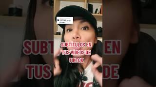 Cómo poner subtitulos a tus vídeos de TikTok #claritamaestradigital #claraavila