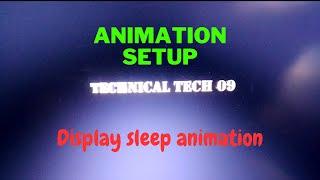 How To Display Animation setup/3D Text Screen Saver- Windows,7,8,10 and 11 [ Sleep Animation Setup ]