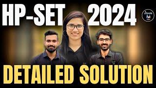 HP SET 2024 Solution Chemistry| HP SET 2024 Answer Key | Himachal SET Chemistry Paper Solution