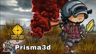 pubg ||animation shooter || prisma 3D tutorial || creative cg