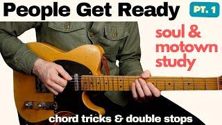 "People Get Ready" Curtis Mayfield Soul & Motown style! (Part 1 of 2 - Rhythm study guitar lesson)