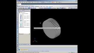 Зубчатое колесо КОМПАС-3D