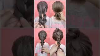 Easy braided hairstyle compilation  hair style girl# 442