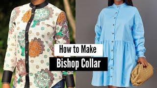 Easy Way to Cut a Bishop Collar |DIY Trendy Bishop Collar Neck Cutting Tutorial