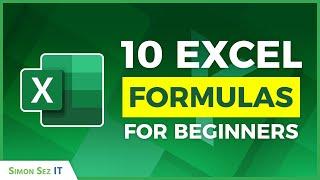 Top 10 Excel Formulas for Beginners