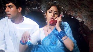 ये फ़ोन तो मेरी सौतन बन चुकी हैं, रात में क्या काम हैं? - Sridevi, Akshay Kumar Best Drama Scene